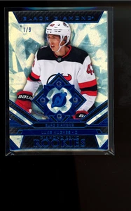 2023 UPPER DECK BLACK DIAMOND LUKE HUGHES QUAD RELIC ROOKIE BLUE /9 - Picture 1 of 3