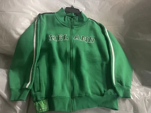 H.Q. Ireland Dolmen Clothing Kids 9-11 Ireland Track Jacket Full Zip Celtics - Picture 1 of 6