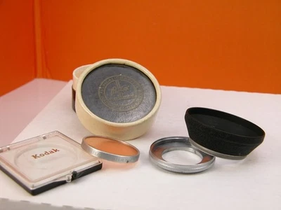 RARO PARASOL/SOPORTE DE FILTRO BOLEX para lente Switar 10 mm montura C con filtro ¡Bonito! Foto 1 de 4