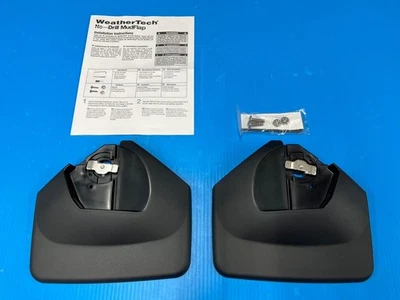 Ford Transit WeatherTech 2015-2025 guardabarros delanteros sin taladro - 110051 negro Foto 1 de 4