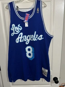 Kobe Bryant 1996-97 50th Anniversary Mitchell & Ness Lakers #8 Jersey Sz. 52 NWT - Picture 1 of 9