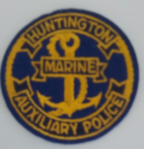 RARE HUNTINGTON MARINE AUXILIARY POLICE Patch Suffolk County New York NEW