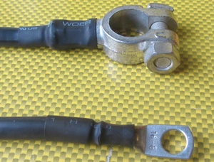Xtremeauto® NEGATIVE Battery Lead, Earth Strap, Starter/Solenoid Cable for Car/B - Picture 1 of 2