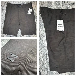 Pantalones Cortos Chinos Billabong Crossfire X Híbridos Slub Para Hombres 30 Sumergibles Negros - Imagen 1 de 9