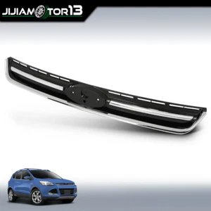 Parrilla de parachoques superior delantera con moldura cromada apta para Ford Escape 2013-2016 - Imagen 1 de 12