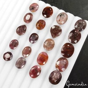 Natural Untreated Red Ruby Certified Lot 147.40Ct Mix Cut Loose Gems For Jewelry - Picture 1 of 8