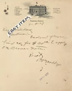 1927 TAHOKA Texas BP MADDOX Lynn County SANFORD ELLIOTT SMITH LOWREY HATCHETT LH - Picture 1 of 1