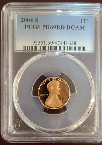 2004 S 1C Lincoln Cent~Proof~PCGS PR69DCAM~Sharp Coin~NO RESERVE! Cover