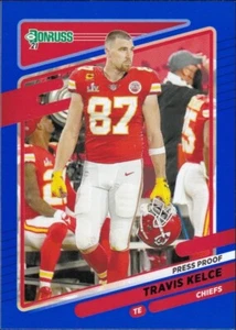 2021 Panini Donruss Press Proof Blue #118b - Travis Kelce Variation - Bild 1 von 2