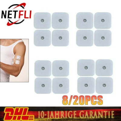 MARKENLOS Set Elektroden Druckknopf Elektroden-Pads Für Sanitas SEM EMS TENS-Geräte Beurer