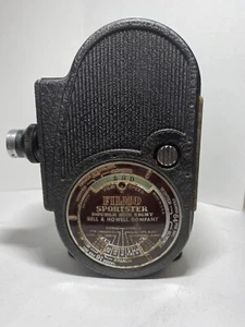 1930's Vintage Bell & Howell Filmo Sportster Double Run Eight 8mm Movie Camera - Picture 1 of 11