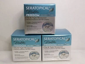 SERATOPICAL REVOLUTION FREEDOM DAY & NIGHT MOISTURIZER 1 OZ - LOT OF 3 - Picture 1 of 3