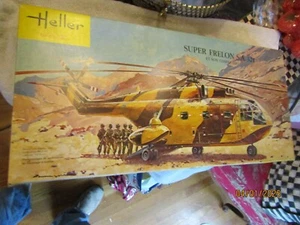 Vintage Heller 1/35 Plastic Model Super Frelon SA321 Helicopter 1040 New 1975 - Picture 1 of 9
