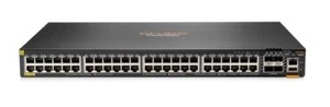 Conmutador Aruba HPE JL665A 6300F 48 puertos 1 GbE clase 4 PoE y 4 puertos SFP56 - Imagen 1 de 2