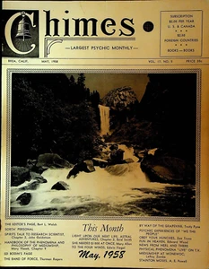 Chimes Magazine Psychic May 1958 Enid Smith Edwin Fiegel John Goldstrum - Imagen 1 de 1