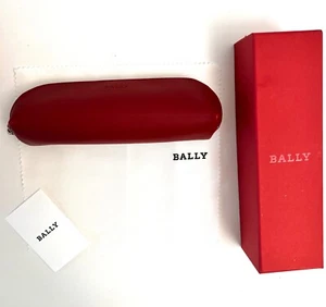 NEU IM KARTON BALLY BURGUNDERROT WEINROT ROT REISSVERSCHLUSS TASCHE KOSMETIK REISE ACCESSOIRE - Bild 1 von 3