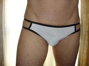 8 euro au lieu de 13 euroTonga mini slip blanc NEOFAN taille S sexy Ref /Air02 - Imagen 1 de 10
