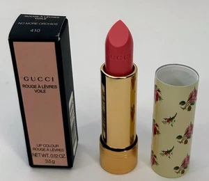 GUCCI Rouge A Levres Voile Lip Colour 410 No More Orchhids 0.12 Oz / 3.5g - Picture 1 of 5