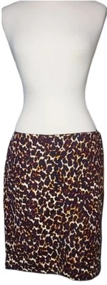 Merona 14 Pencil Skirt Knee Length Leopard Animal Print Women’s Career Workwear Foto 1 de 2