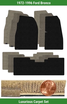 Juego de alfombrillas Lloyd Custom Luxe para Ford Bronco 1972-1996 (3 piezas) #LT2 Foto 1 de 4