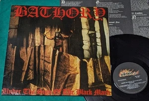 Bathory - Under The Sign Of The Black Mark BRAZIL 1st press LP 1995 Hellion - Picture 1 of 2