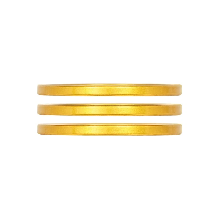 Industry Nine iRiX 1-1/8 дюйма алюминиевая золотистая прокладка для гарнитуры, высота 2,5 мм, прочная - Изображение 1 из 1