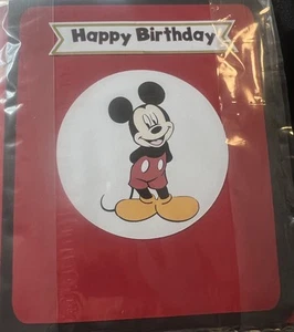 Mickey Mouse Inspired Birthday Card Handmade - Picture 1 of 9
