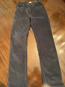 J. Crew Crewcuts Boys Corduroy Straight Leg Dark Gray Size 10 - Picture 1 of 2