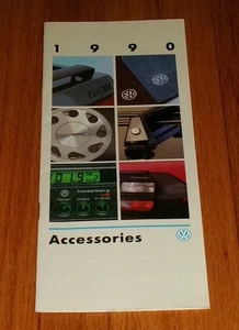 Brochure de vente d'accessoires Volkswagen d'origine 1990 Corrado cabriolet vanagon - Photo 1/2