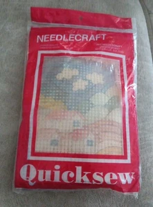 Needlecraft Quicksew halber Kreuzstich Kit Häuser und Himmel Nadelspitze - Bild 1 von 3