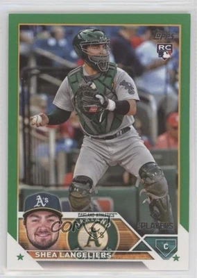 2023 Topps X MLB Players Exclusive Green /99 Shea Langeliers #39 Rookie RC - Image 1 of 2