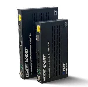 4K KVM HDMI USB-C Extender Balun HDBaseT 3.0 UltraHD 4K @ 60Hz 4:4:4 Over Sin... - Bild 1 von 8