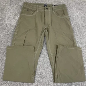 Kuhl Radikl Hose Herren 32x30 (Passform 33x31) Khaki Wandern Outdoor Stretch 7 Pocket - Bild 1 von 16