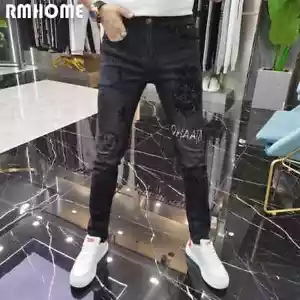 Diamond Herren Jeans Fashion Brand Man Tight Hose 2025 Neu Heavy Craft - Bild 1 von 24