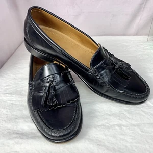 Bass & Co Men’s Loafers Tassel Black 10.5 D USA - Picture 1 of 11
