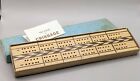 Vintage Kingsbridge Wood Cribbage Game In Box With Instructions And Pegs