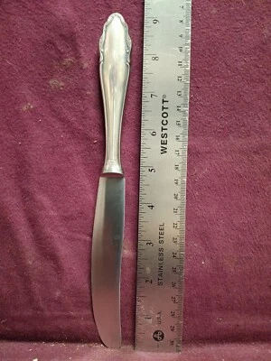 Vintage German WMF64 .800 Silver   KNIFE 9 1/8" No Monogram - Image 1 of 4