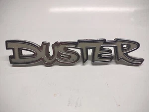 Vintage Dodge Duster Automobile Car Script Emblem 5" Long - Picture 1 of 9