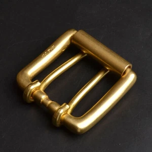 2x Square Double Pin Roller Belt Buckle Replacement Heavy Duty Buckle Fits 4cm - Picture 1 of 6
