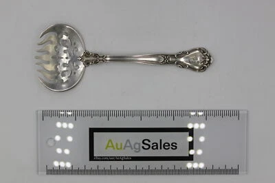 Horquilla Gorham Relish de colección rara con MONO Chantilly 1895 [Ancla de león G] Foto 1 de 4