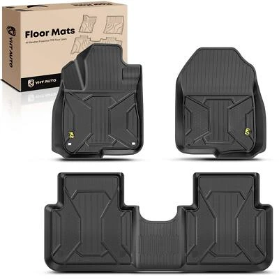 3x Alfombrillas delanteras y traseras negras forros para Honda CR-V 2017 2018 2019 2020-2022 Foto 1 de 4