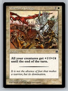 Warrior's Charge (Flavor Text) NM Portal Magic the Gathering MTG - Picture 1 of 2