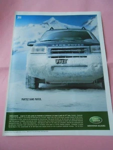Publicité 2002 Land Rover FreeLander Partez sans payer - Foto 1 di 1