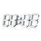 Warehouse 3D LED Wall Clock Modern Design Digital Table Clock Alarm Nightlight