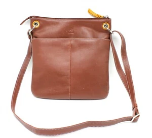 MYWALIT Chocolate Genuine Leather Bag Crossbody - Picture 1 of 11