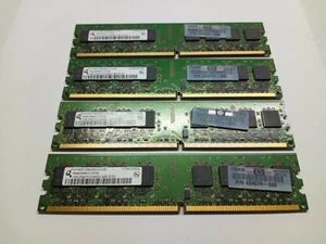 Qimonda Memory Module PC2 6400 DDR2 800 HYS64T128020EU 4GB = 4 x 1GB Sticks - Picture 1 of 7