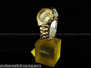 Nuevo con etiquetas Reloj Invicta Pro Diver Automático NH35 Champagne DL Tono Dorado SS Estuche de Buceo - Imagen 1 de 11