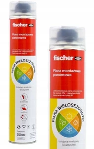Fischer PUP AS 750 B3 Schiuma di Montaggio Invernale e Tutto l'Anno 750 ml, Schiuma per Pistola - Foto 1 di 6