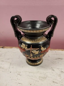 Vaso replica Museo del Cratere Ulisse Cantico delle Sirene dipinto a mano Grecia mito - Foto 1 di 8