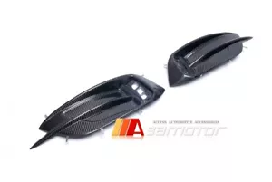 Carbon Fiber Rear Fog Lamp Light Cover fits 2016-2017 HONDA Civic X 10th Sedan - Picture 1 of 3